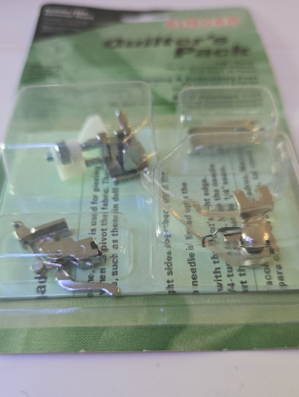 Singer Quilter's Pack Sewing Machine 1/4" Foot Set - Picture 2 of 5
